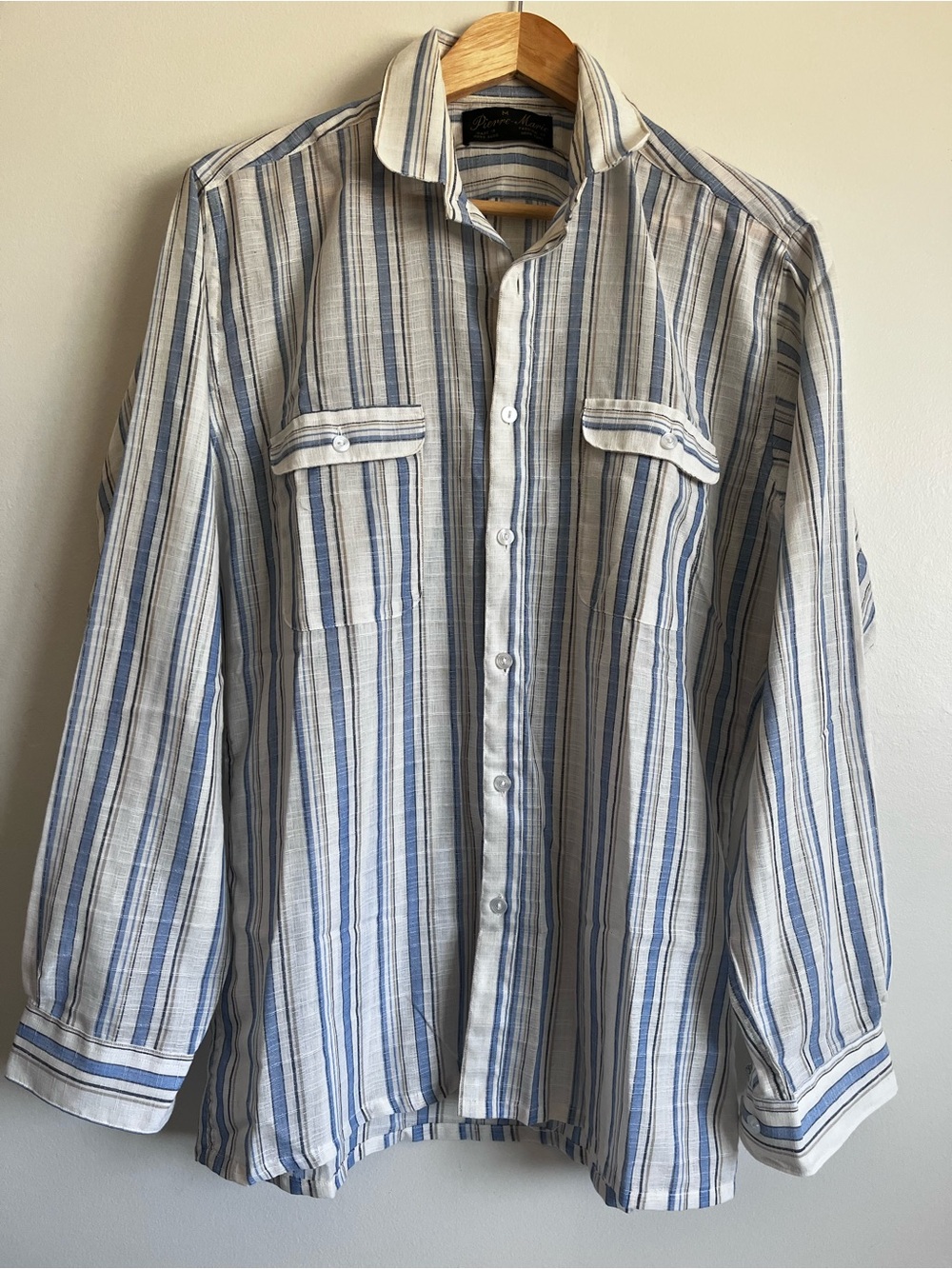 Vintage 1970s/80s double breasted button up shirt